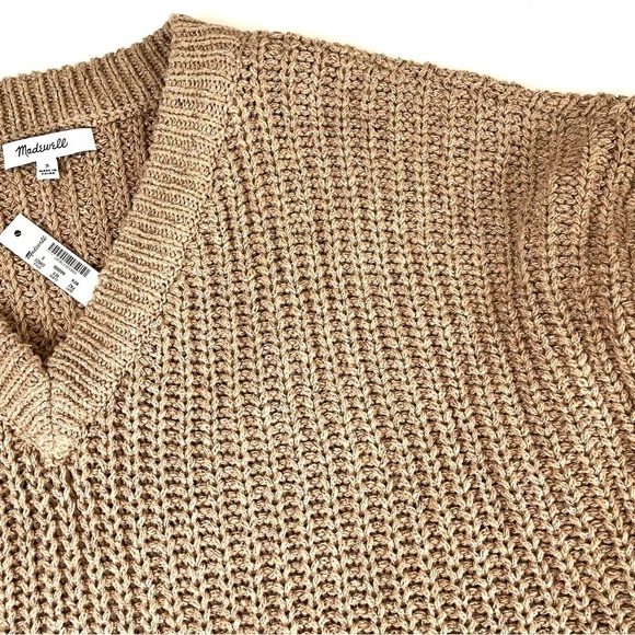 NWT Madewell Pleat-Sleeve Wool Silk Blend Sweater Small - Picture 9 of 14